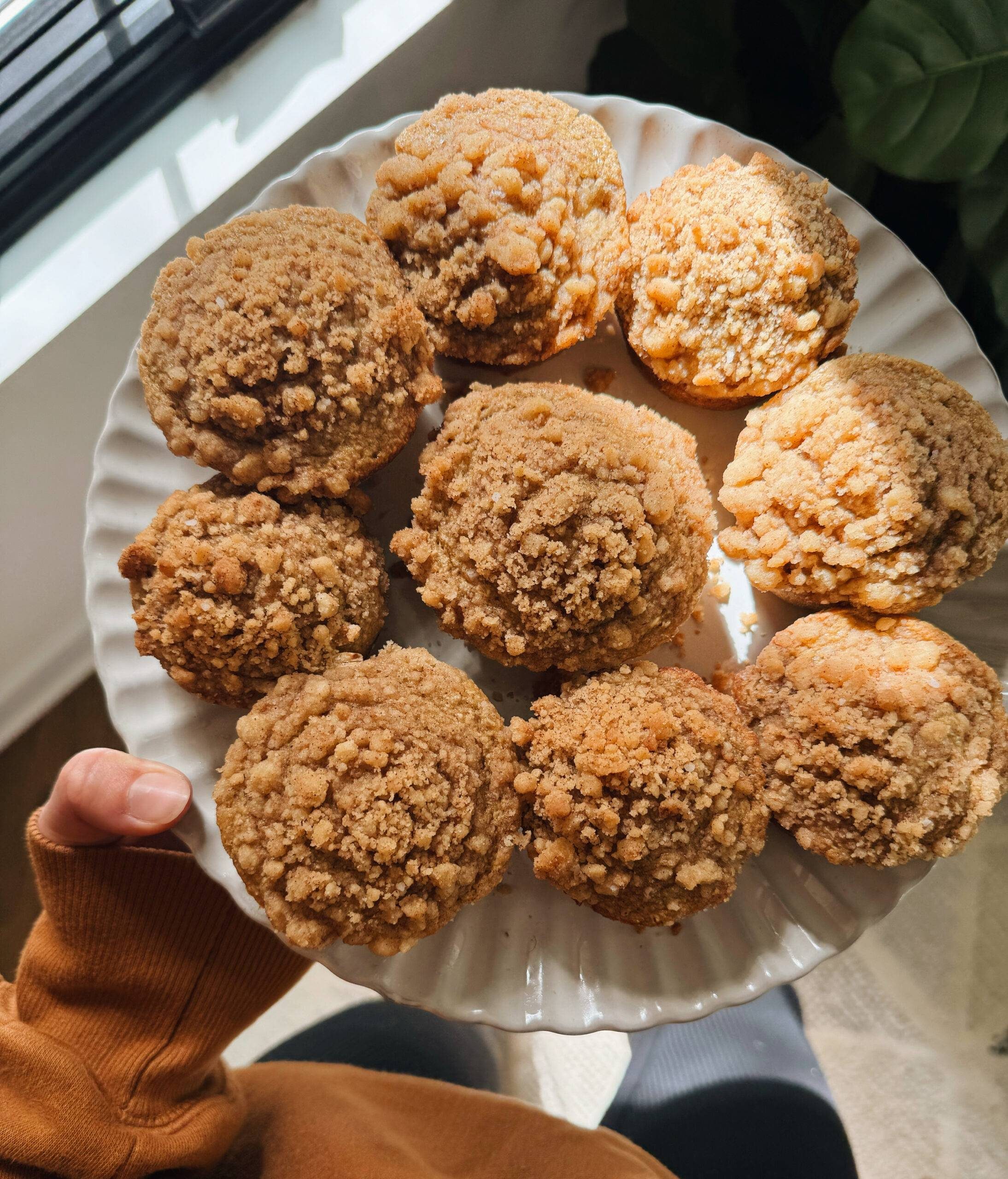 Apple Streusel Meal Prep Muffins with Oats and Yogurt