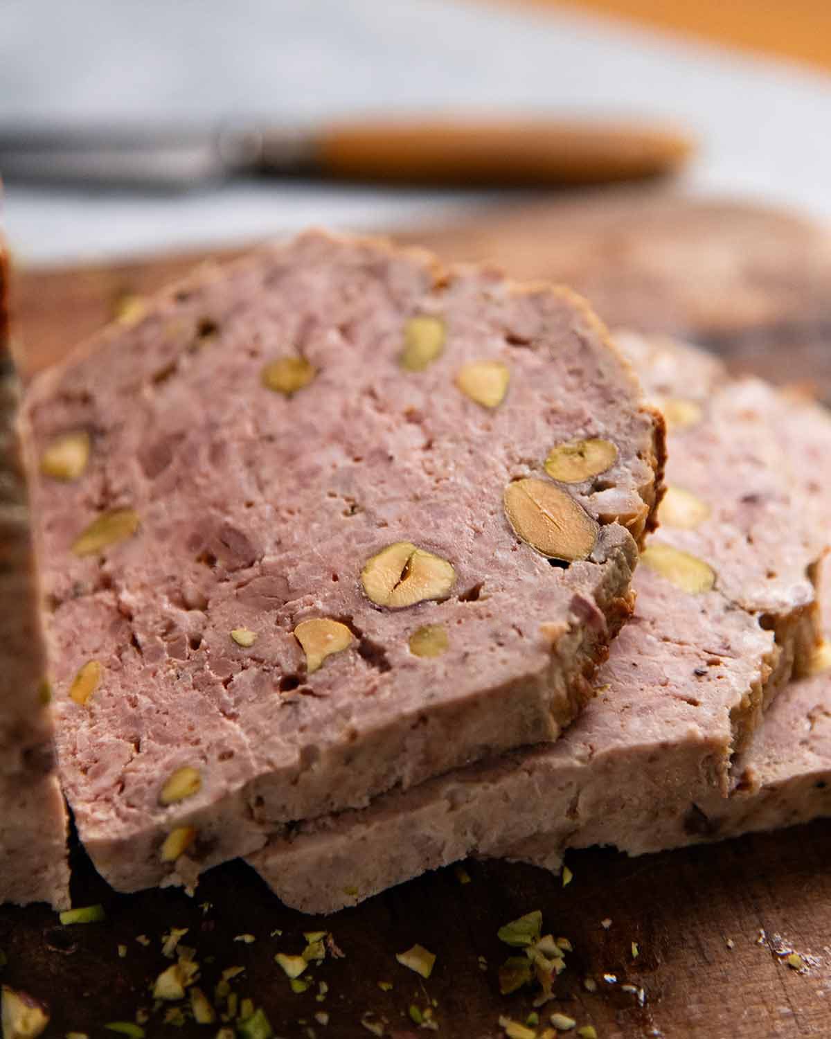 Classic French Country Terrine with Pork and Pistachios