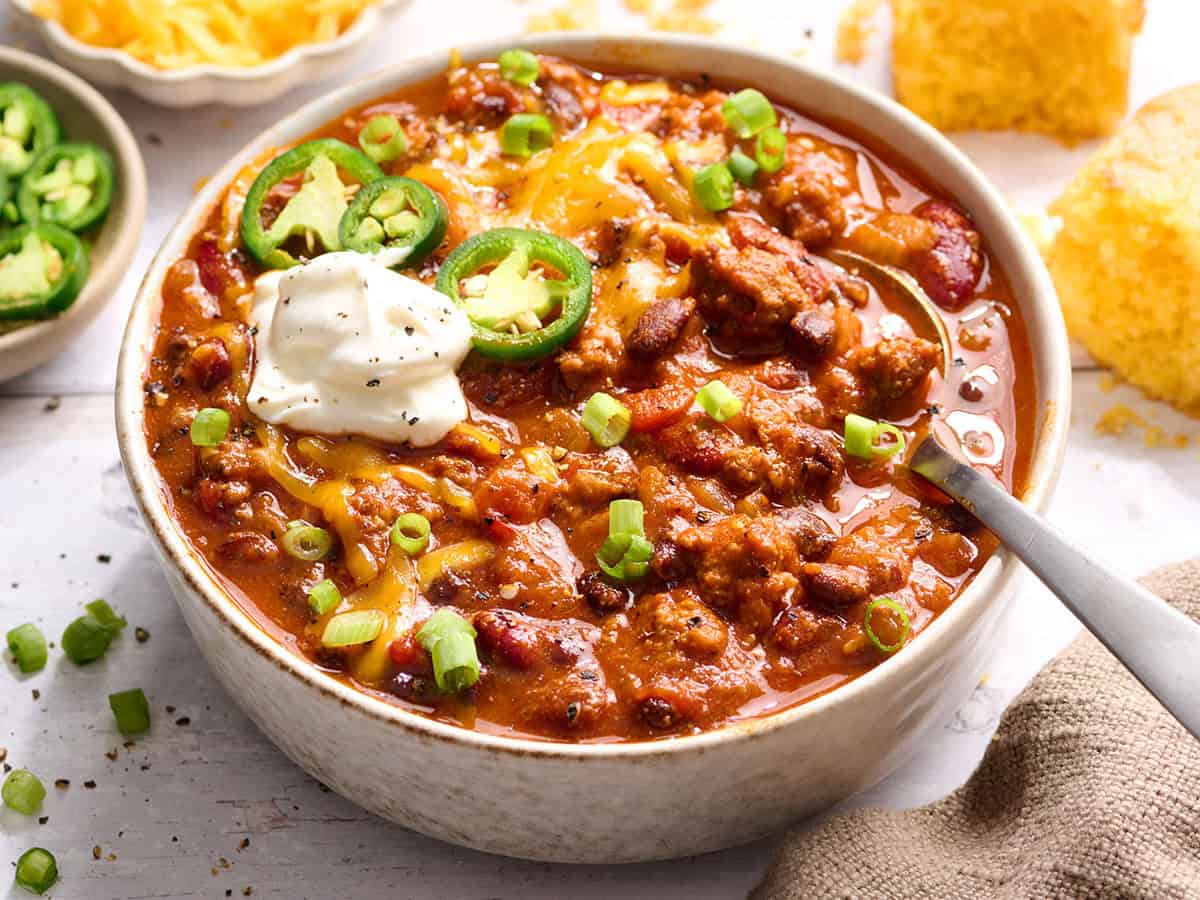 Classic Homemade Beef Chili With a Homemade Spice Blend