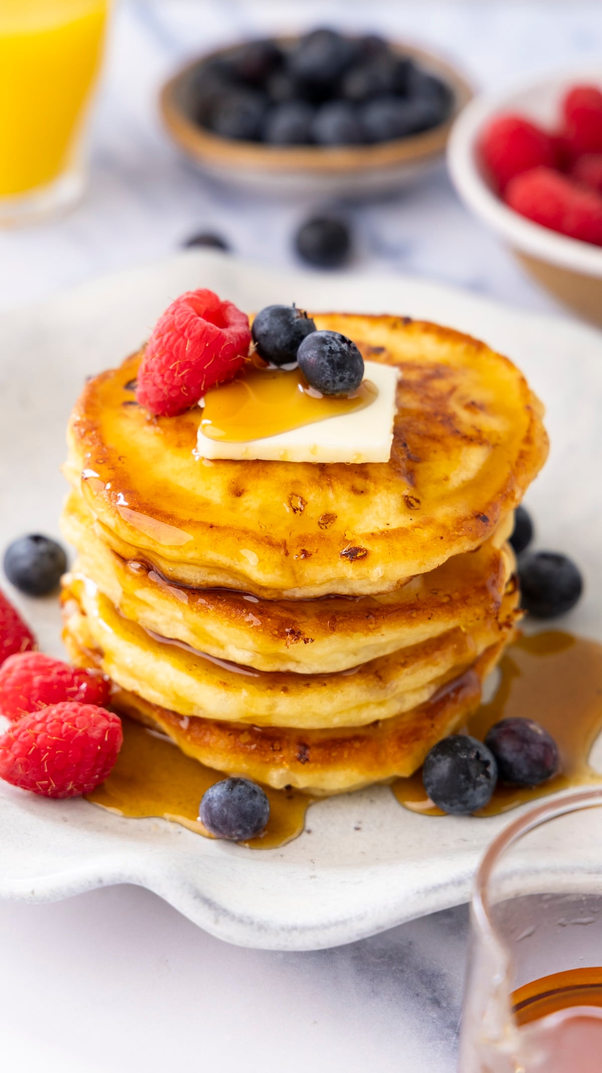 Cottage Cheese Pancakes with Crisp Edges and Tender Centers