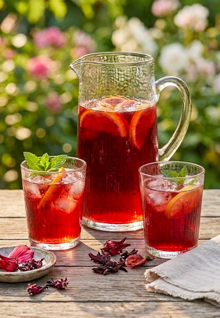 Hibiscus Iced Tea (Agua de Jamaica)